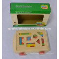 Brand New Kids Education Blocks, 30 peças de blocos de madeira para crianças, Handmade Colorful Baby Blocks